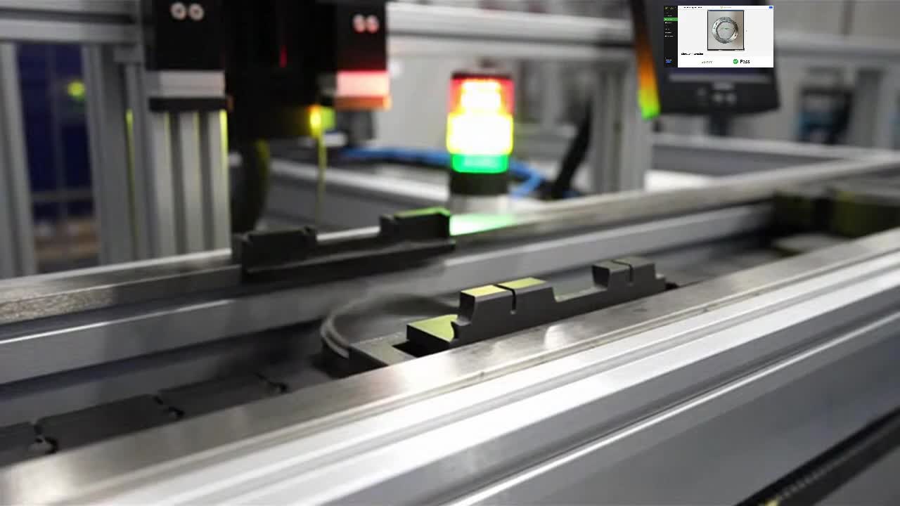 Machined ring in an optical metrology fixture